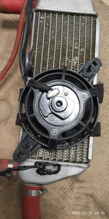 Kit ventilador 12V para motos enduro motocross e moto 4