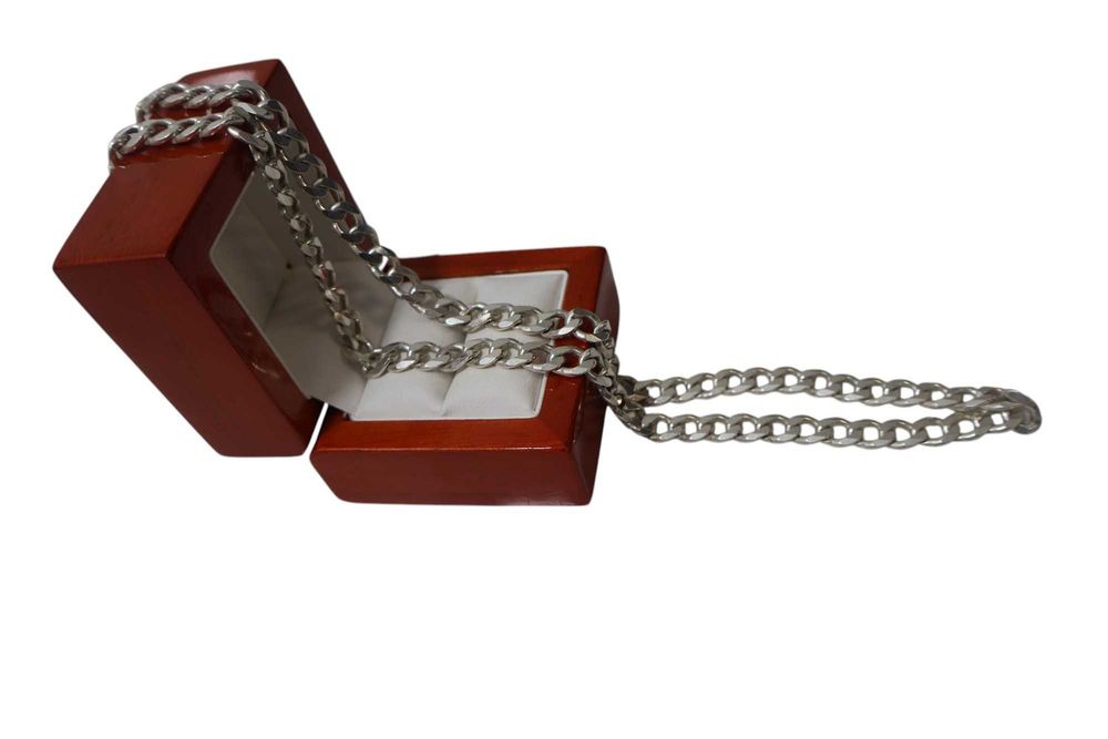 piękny srebrny łańcuszek 925 – 75,34 G – 80 CM