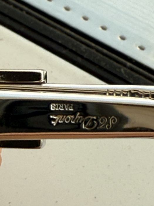 S.T. Dupont Paris — запонки и зажим для галстука оригинал.