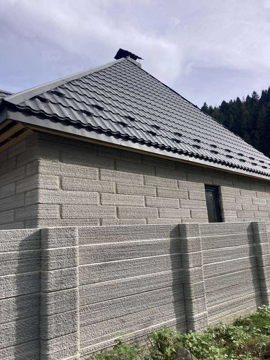 Крафтовий 3D паркан забор бетон Сучасний стиль під ключ Вся Україна