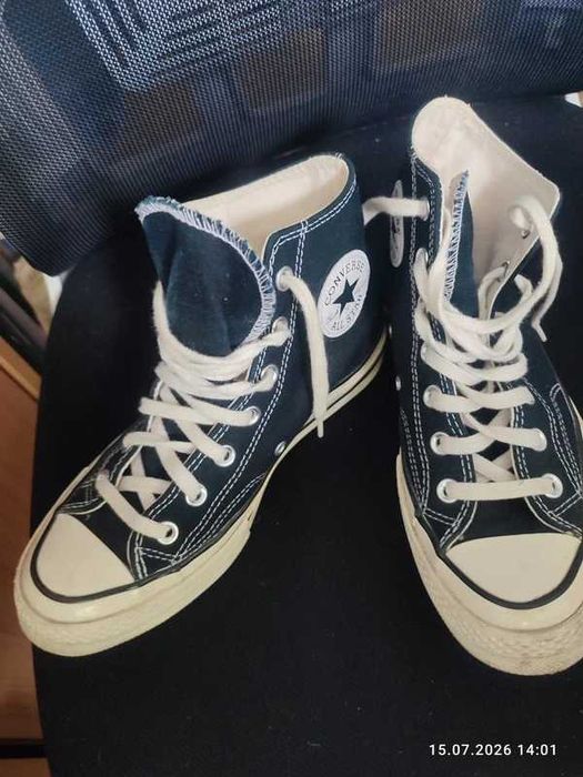 kultowe wysokie trampki marki Converse, model Chuck Taylor All Star 70 rozm. 38.