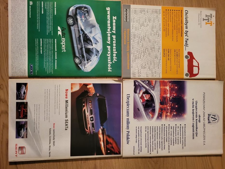 4 Katalogi Auto Świat samochody używane katalog 1999 oraz 2000