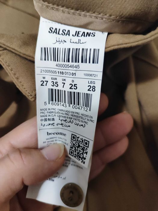 Calças senhora Salsa Jeans 27/35