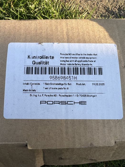 Klocki Hamulcowe tył tylne Porsche Macan nowe OEM
