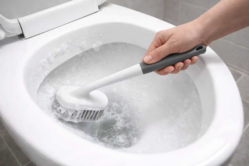 Щетка хозяйственная силиконовая для уборки кухни и ванной 25 см