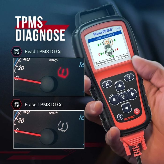 Продаж, діагностика датчиків в шинах tpms