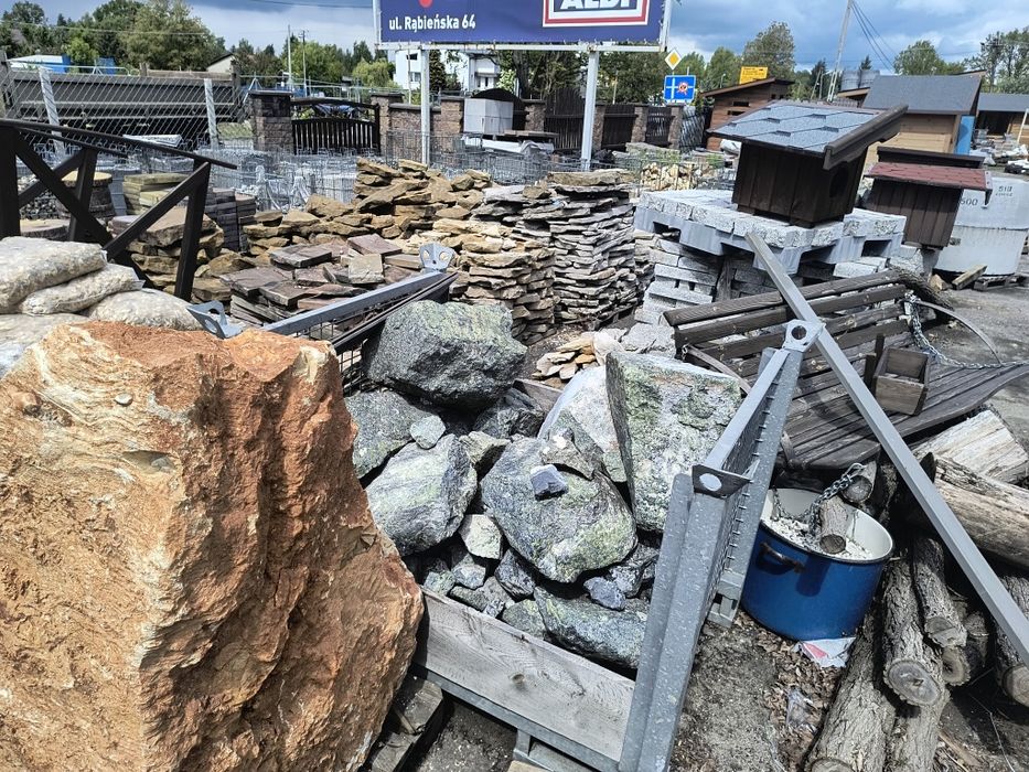 Kamienie Głazy Otoczaki Trawertyny Kostki granitowe brukowe Łodź