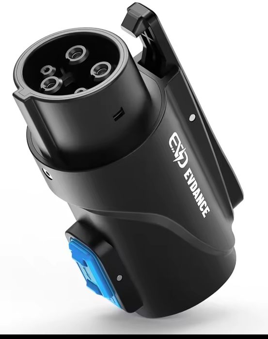 Перехідник адаптер Tesla-type 1 j1772 80A 20Kw Тесла зарядка type2 gbt