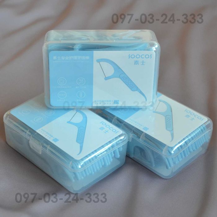 Якісні зубочистки з зубною ниткою SOOCAS Professional Floss, 50 шт.