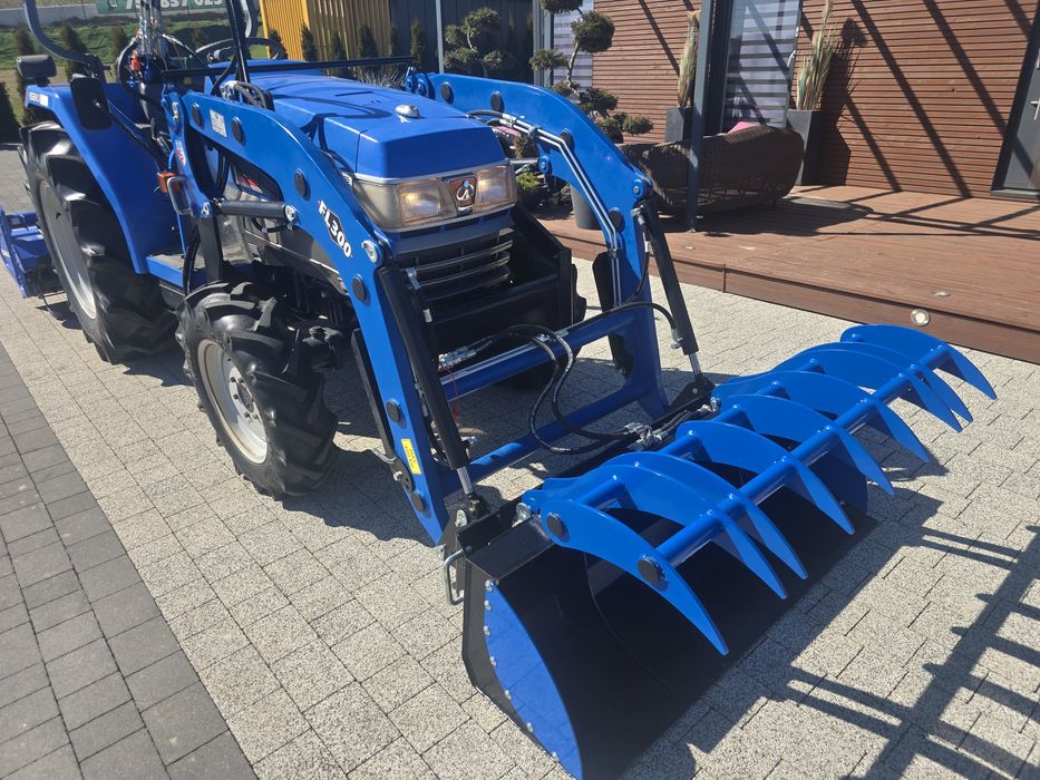REZERWACJA !PROMOCJA! Mini ciągnik iseki 33KM,ładowacz czołowy, japoński, 4x4,traktor glebogryzarka