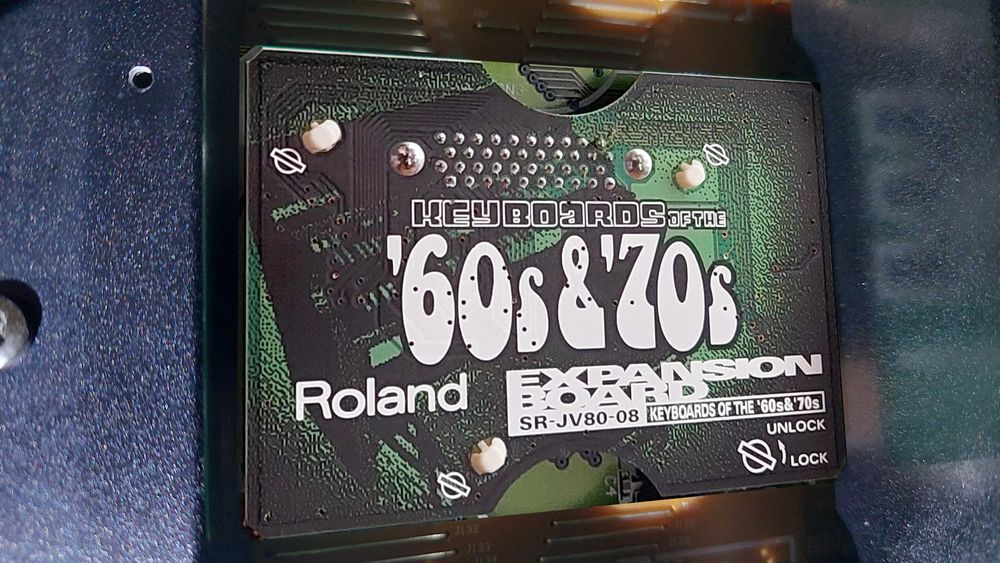 Roland SR-JV80-08 60s&70s Keyboards拡張ボード Roland SR-JV80-08 Keyboards of the'60s & 70s' Expansion