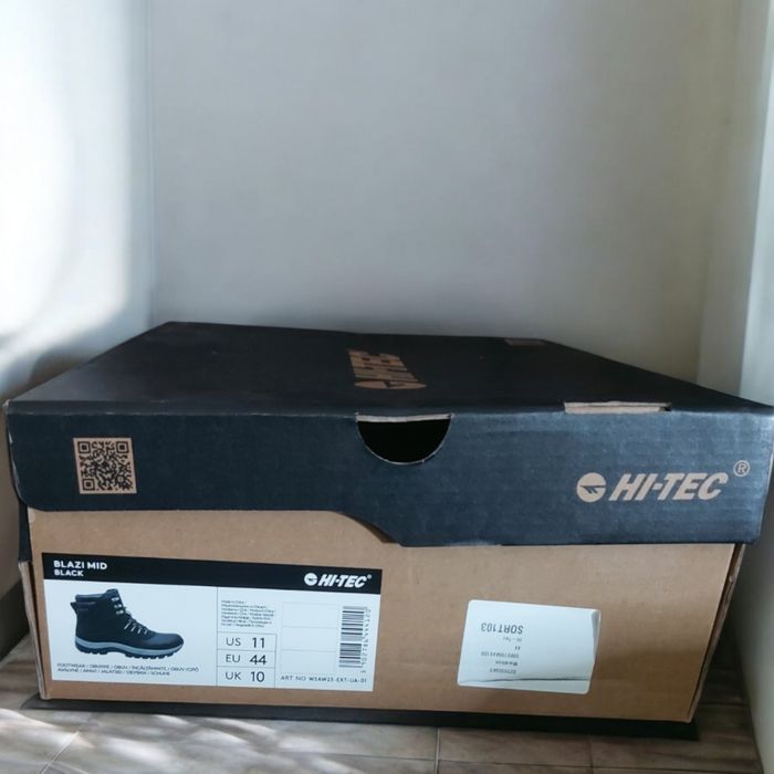 Мужские кроссовки Hi-Tec BLAZI MID-BLACK(Оригинал)44-28см.