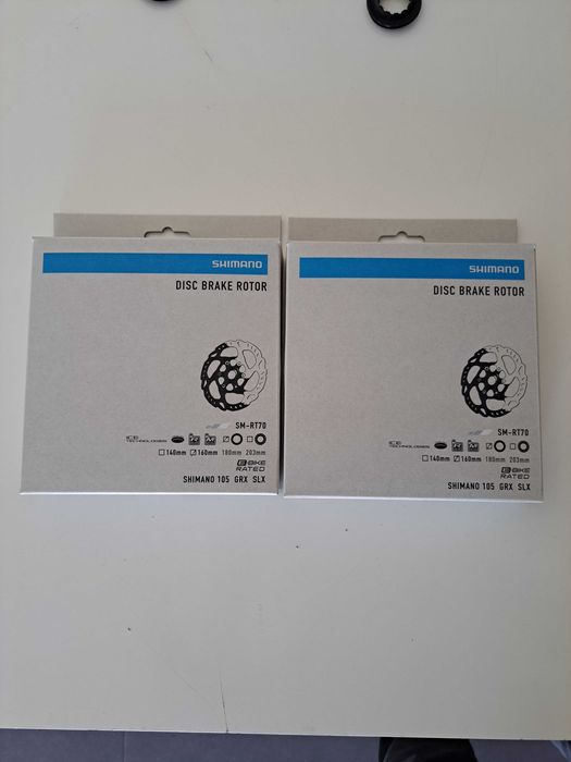 Discos shimano 105 Novos - center lock