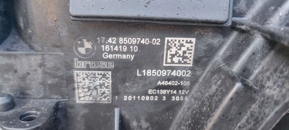 Komplet chłodnic wentylator BMW F10 f11 2.0 d