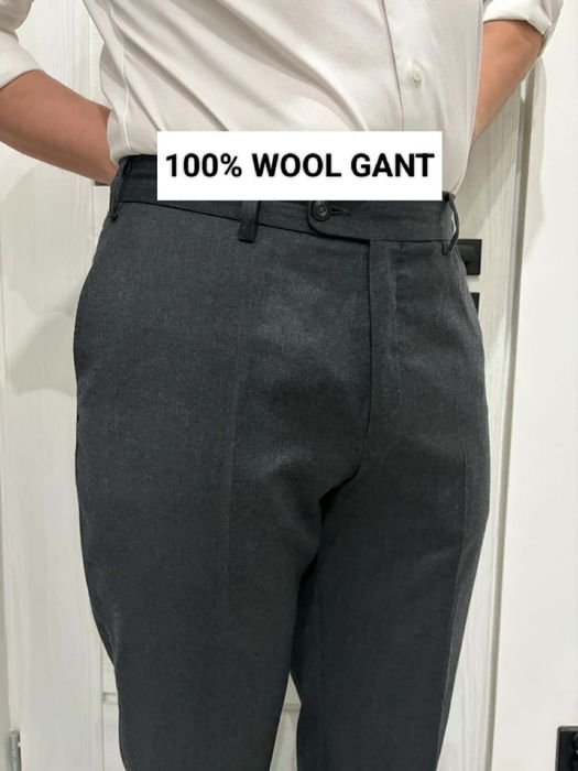 Spodnie eleganckie wełniane Gant r. 50