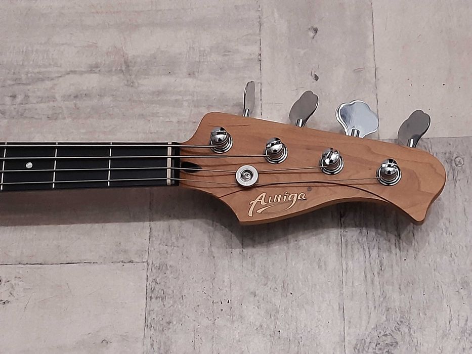 Gitara Basowa Auriga Jazz Bass-transparent green burst-wysyłka-zamiana