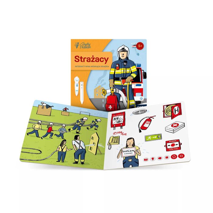 Czytaj z ALBIKIEM Interaktywna Miniksiążka zawody Strażacy 5+ ALBIK