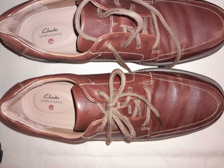 Buty skórzane Clarcs Un Adobe 44 Nowe wkladka 29,5 cm