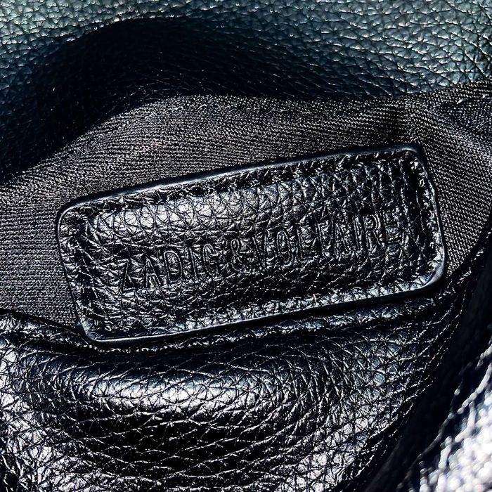 Zadig & Voltaire Rock Grained Leather Bag Noir