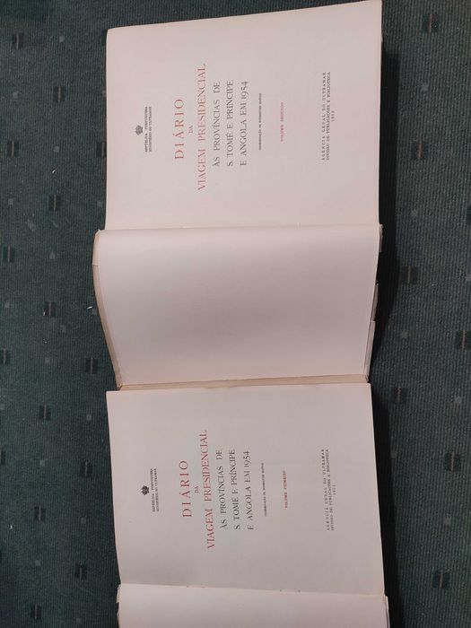 Diário da Viagem Presidencial às provincias Ultramarinas - 2 Vol, 1954