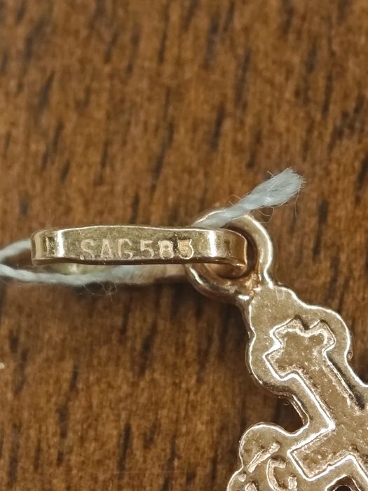Золотой крестик 583-585, золотий хрестик