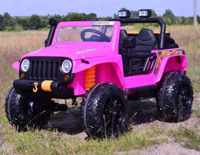 BAWIBUS.PL auto samochód na akumulator JEEP 4x4 do 100kg dziewczynki