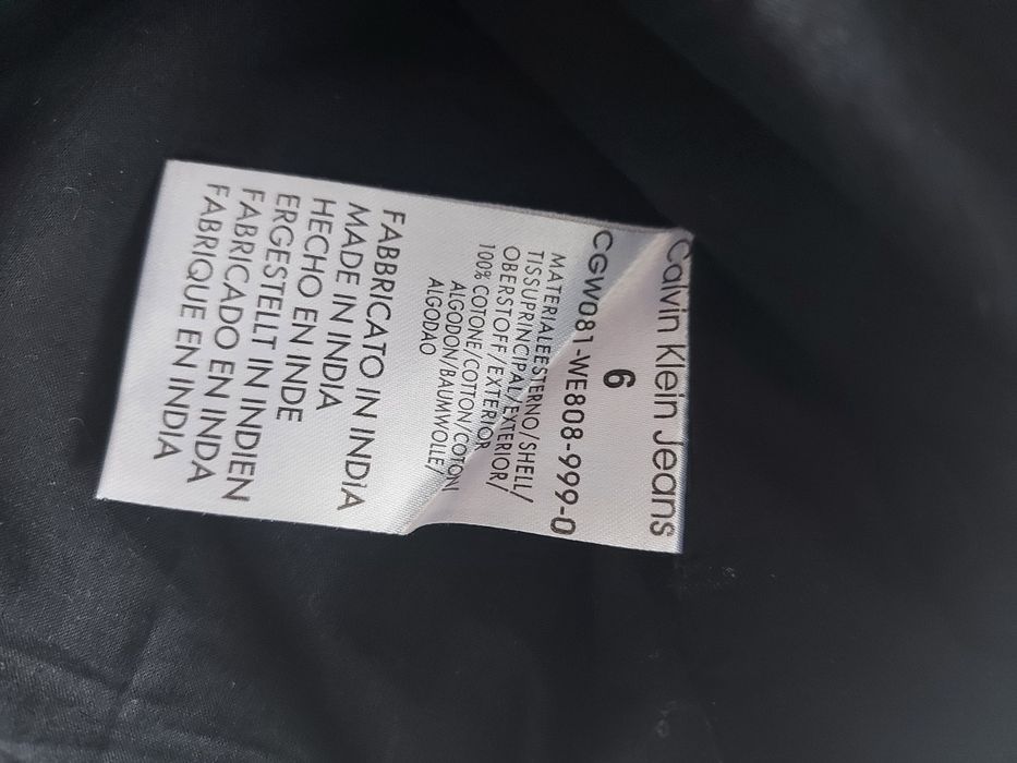 Czarna sukienka Calvin Klein Rozmiar 116