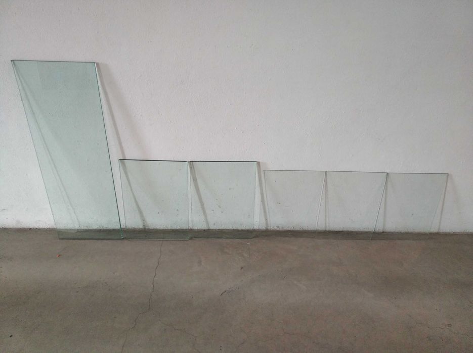 Painéis / placas/ prateleiras de vidro com várias medidas