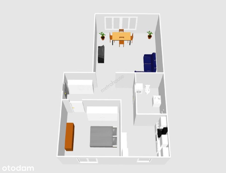 37,7 m2 /2 pokoje/ Metro/ Wola !