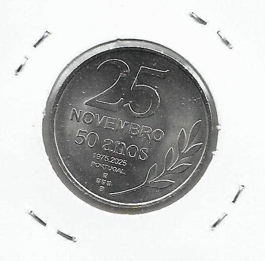 Moeda portuguesa – 2,5€ Liberdade e Democracia - 2026