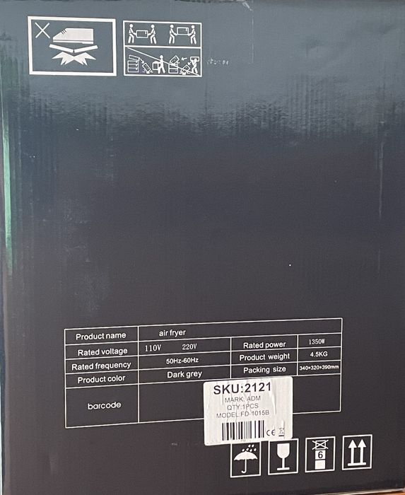 Air Fryer - capacidade 15 L (nunca usada)