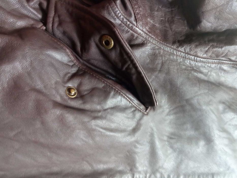 alpha industries  MA-1 damska skóra flek pilotka S size jak nowa