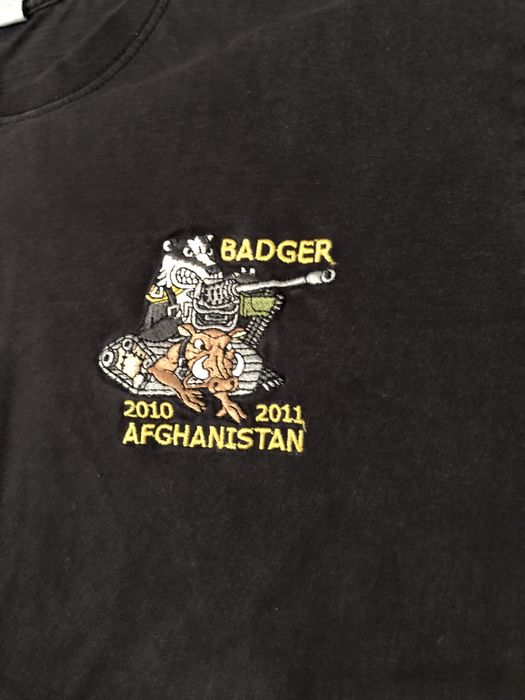 Unikalna koszulka - BADGER Afganistan
