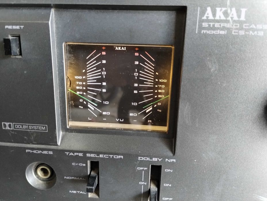 Deck magnetofon Akai CS-M3 100% sprawny.