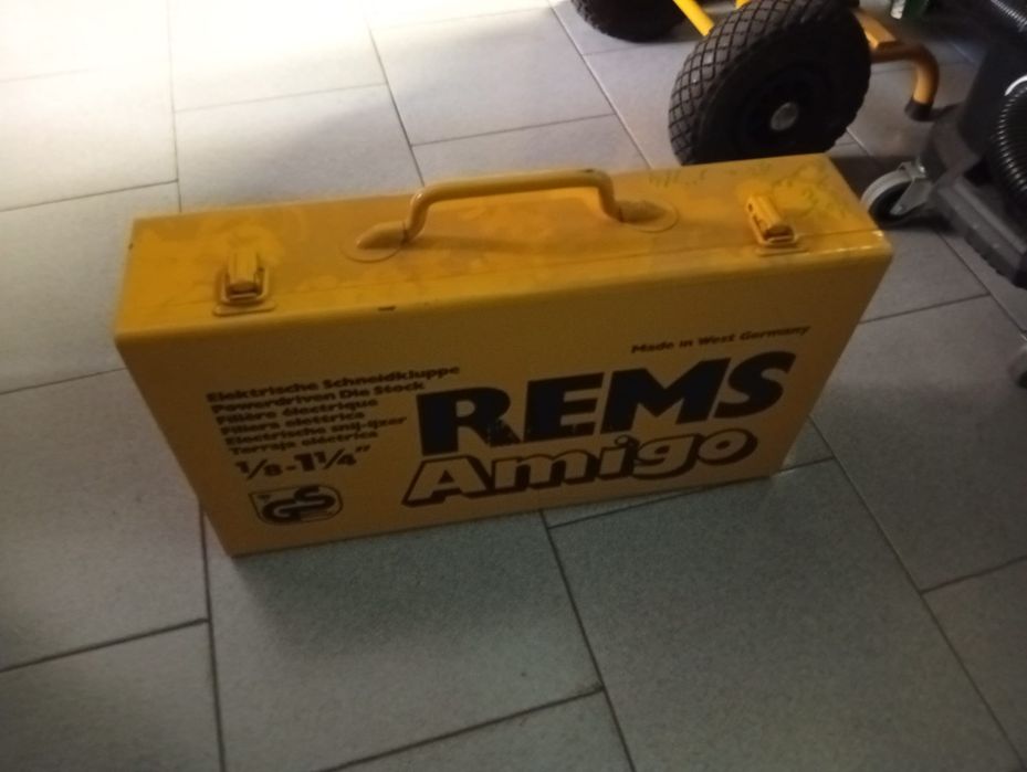 Máquina de fazer roscas  Elétrica REMS Amigo 1/8 - 1 1/4 (Nova / Sem Uso)