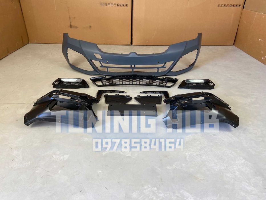 бампер bmw g30 m-paket (рест) новий бампер передний бмв г30 м пакет