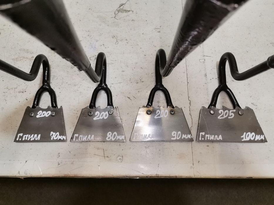 Сапа сапка лезвие сталь 65Г, Германска пила Мотыга Треуголка Качество!