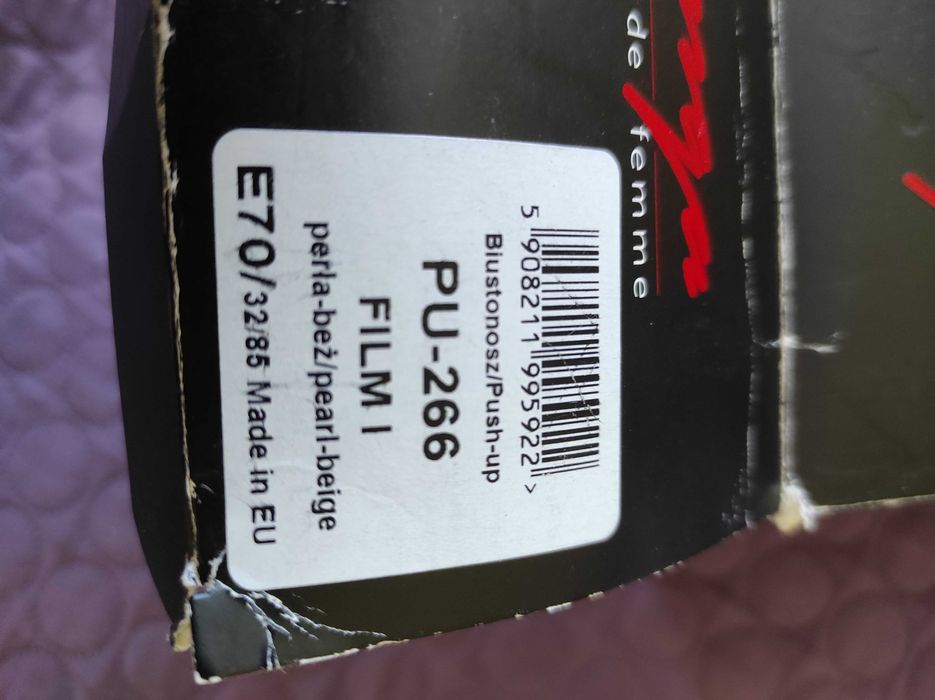 Stanik biustonosz 70 E Kinga nowy