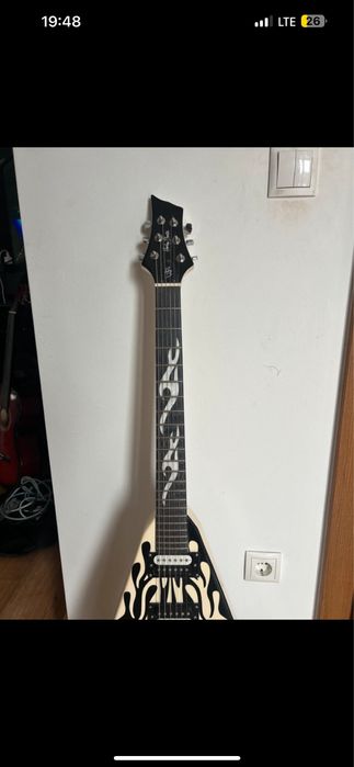 Gitara harley benton victory flames classic series