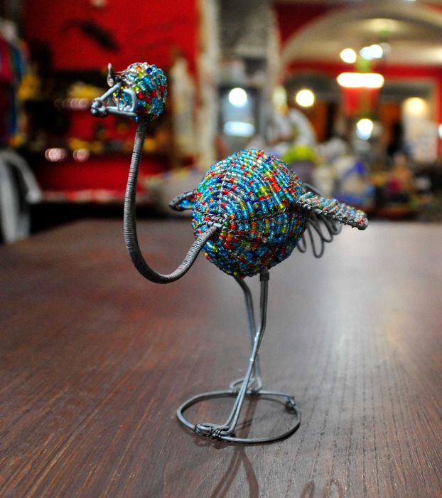 Escultura de missangas