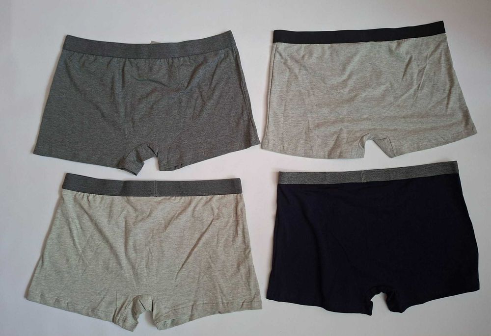 4 sztuki Bokserki męskie majtki Pesail bawełna 4PAK r 3XL pas 80-120cm