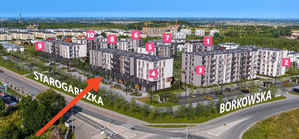 Nowy lokal usługowy Gdańsk Południe 42,59 m2