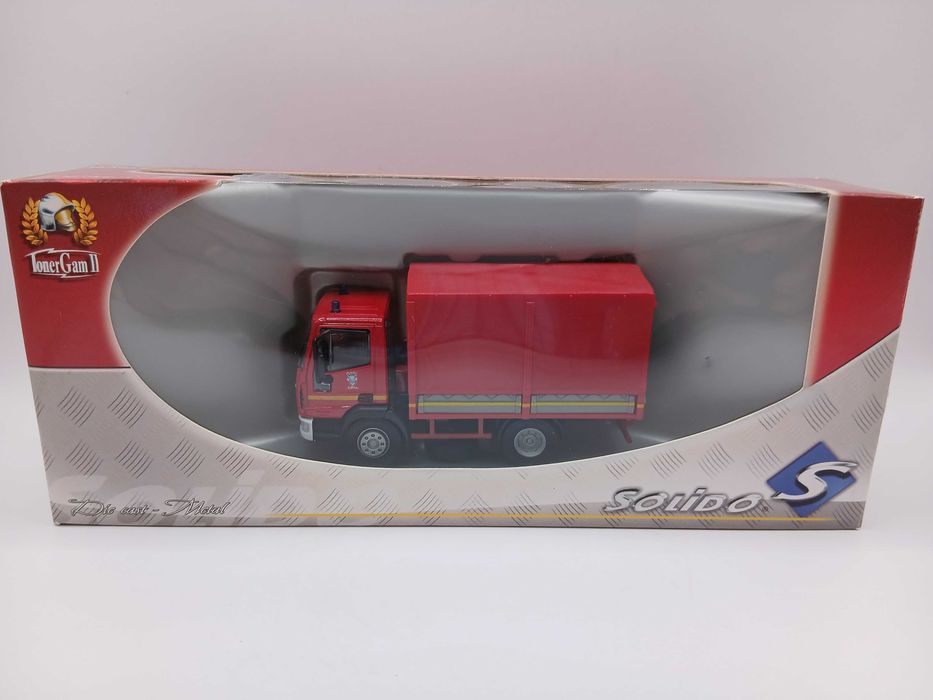 Miniatura de carro de bombeiros escala 1:60