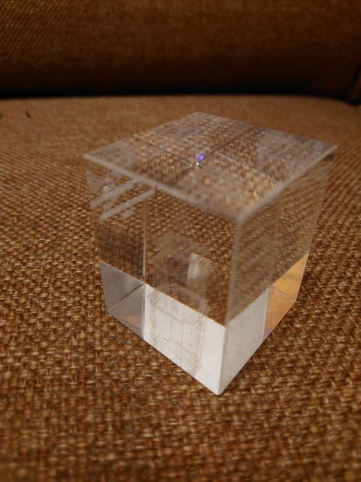 Михайлівський зотоверховий собор, 3D модель в скляному кубі