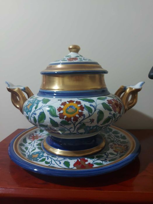 Terrina com Travessa – Cerâmica Miracoura