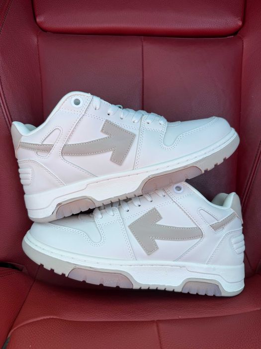 (ОПЛАТА ПІСЛЯ ОГЛЯДУ)Off White Out of office Beige Brown Офф Вайт Аут оф Офіс Бежево-коричневі