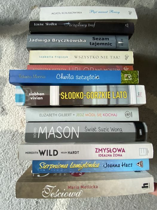 Federico Moccia Chwila szczęścia + 11 szt - romanse, obyczajowe