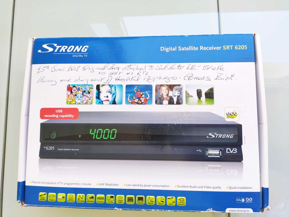 Recetor TV Satélite Digital Strong SRT 6205 | NOVO