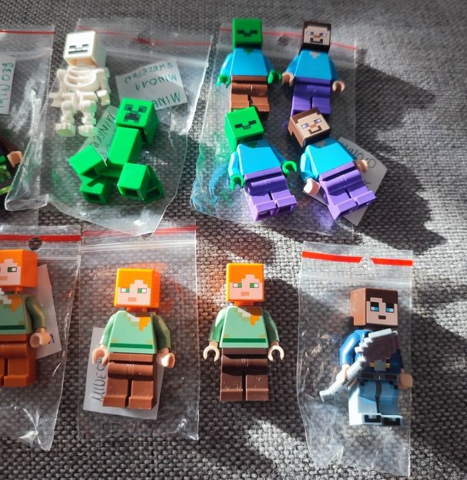 Figurki LEGO Minecraft