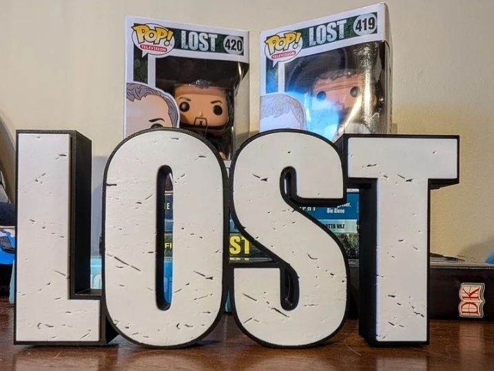 Logótipo Lost em PLA
